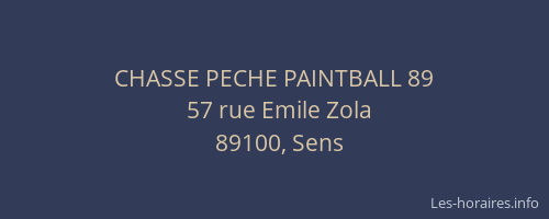 CHASSE PECHE PAINTBALL 89