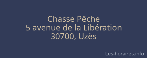 Chasse Pêche
