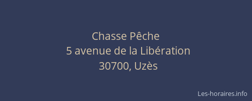 Chasse P&ecirc;che