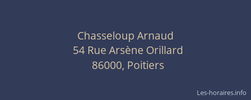 Chasseloup Arnaud