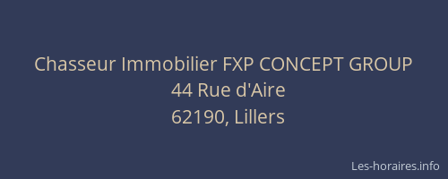 Chasseur Immobilier FXP CONCEPT GROUP