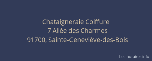 Chataigneraie Coiffure