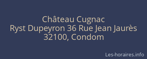 Château Cugnac