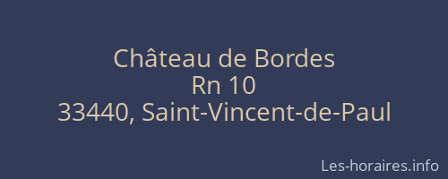Château de Bordes