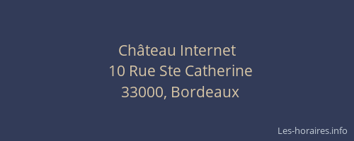 Château Internet