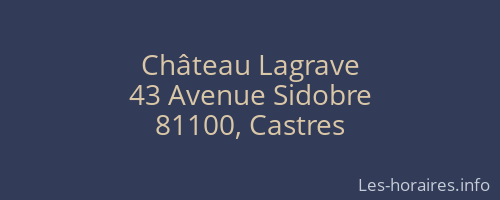 Château Lagrave