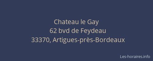 Chateau le Gay