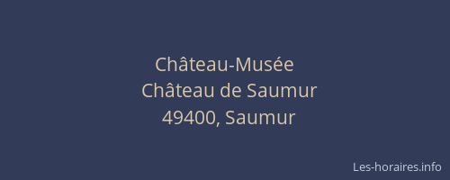 Château-Musée