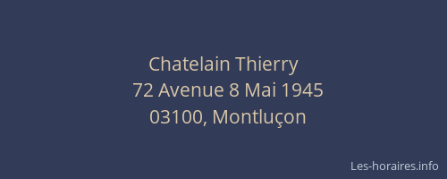Chatelain Thierry