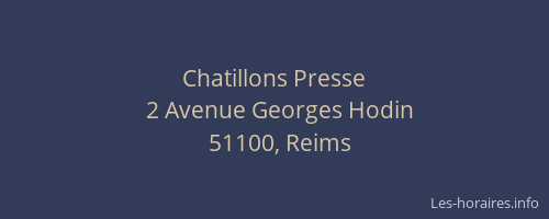 Chatillons Presse