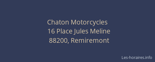 Chaton Motorcycles
