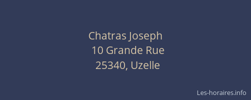 Chatras Joseph