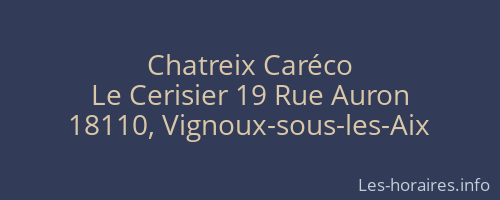 Chatreix Caréco
