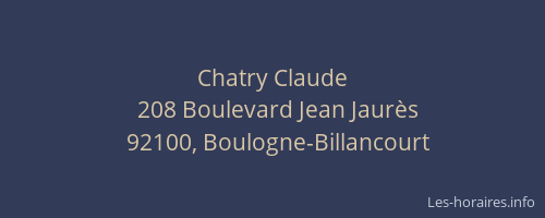 Chatry Claude