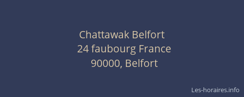 Chattawak Belfort