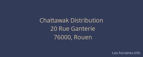 Chattawak Distribution