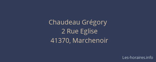 Chaudeau Grégory