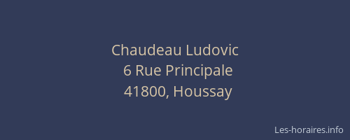 Chaudeau Ludovic