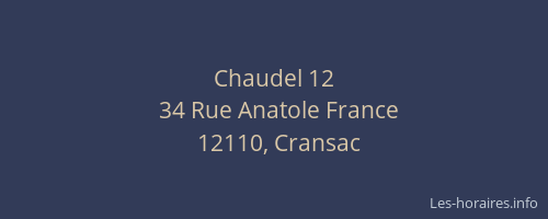 Chaudel 12