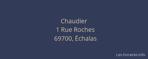 Chaudier