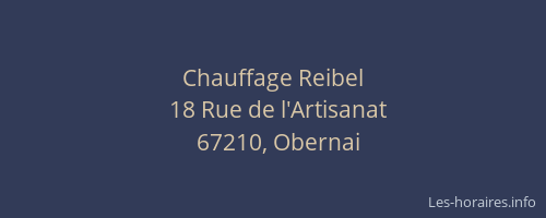 Chauffage Reibel