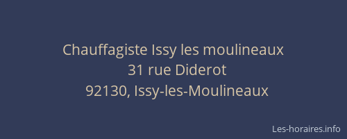 Chauffagiste Issy les moulineaux