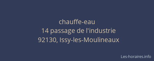 chauffe-eau
