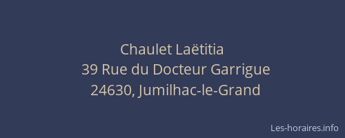 Chaulet Laëtitia