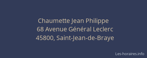 Chaumette Jean Philippe