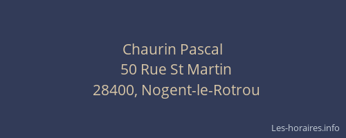 Chaurin Pascal