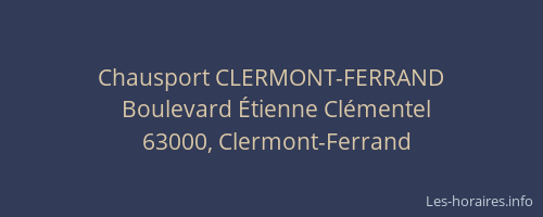 Chausport CLERMONT-FERRAND