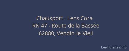 Chausport - Lens Cora