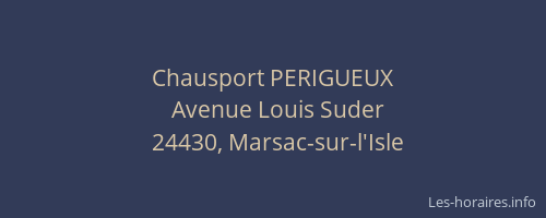 Chausport PERIGUEUX