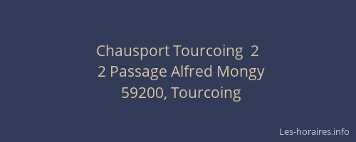 Chausport Tourcoing  2