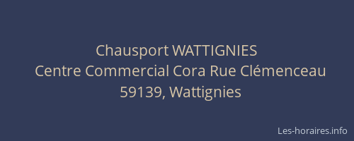 Chausport WATTIGNIES