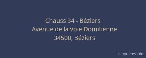 Chauss 34 - Béziers