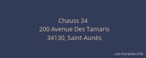 Chauss 34