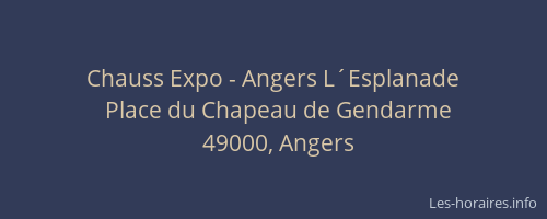 Chauss Expo - Angers L´Esplanade