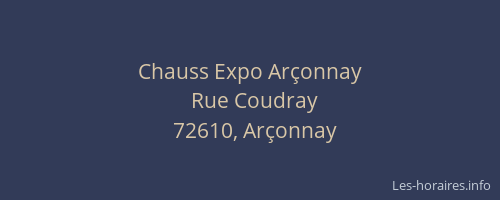 Chauss Expo Arçonnay