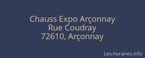 Chauss Expo Arçonnay