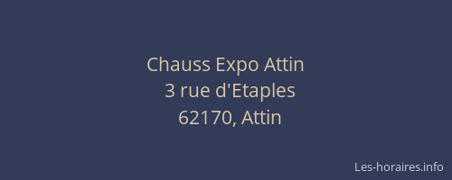 Chauss Expo Attin