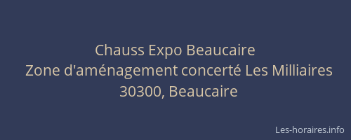Chauss Expo Beaucaire