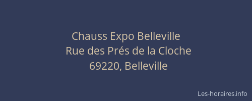 Chauss Expo Belleville
