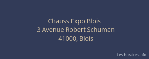 Chauss Expo Blois