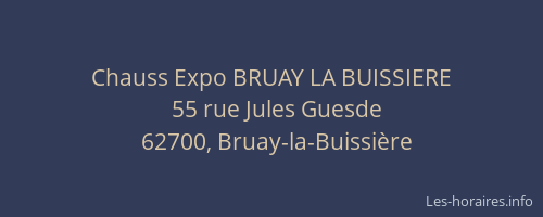 Chauss Expo BRUAY LA BUISSIERE