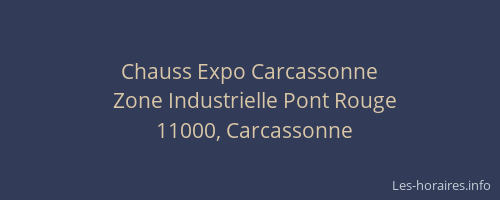 Chauss Expo Carcassonne