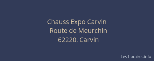 Chauss Expo Carvin