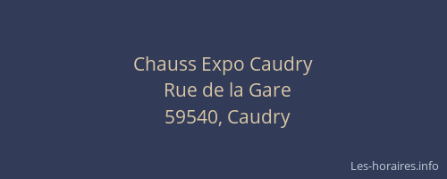 Chauss Expo Caudry