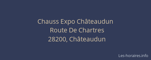 Chauss Expo Châteaudun