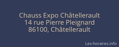 Chauss Expo Châtellerault